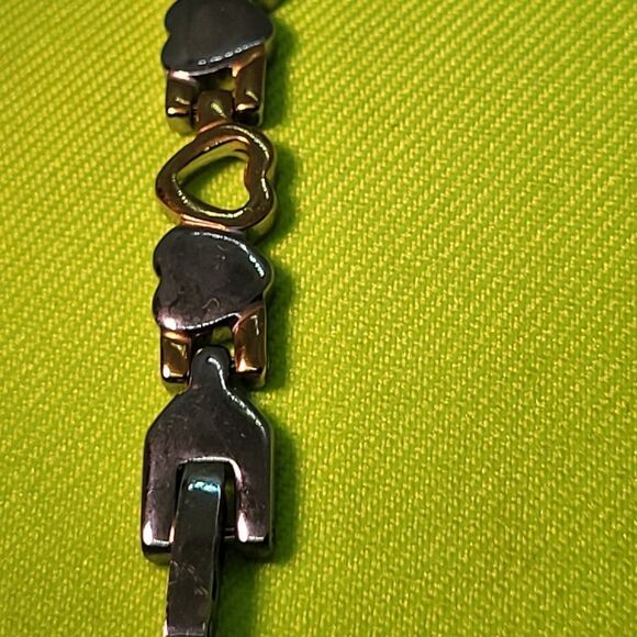 Elite Jewelry New Two-Tone Modern Bracelet 8.5" Long S528 - Picture 5 of 6
